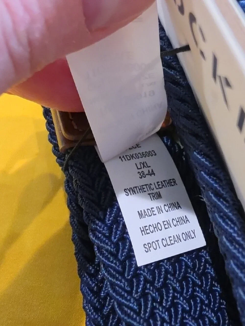 NWT▪︎Dockers Mens Stretch Braided Belt Lot of 2 Gray/Blue & Navy L/XL Fits 38-44